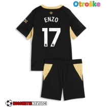 Otroške Nogometnih dresov Manchester City Enzo Fernandez #17 Gostujoči 2026-27 Kratki rokavi (+ hlače)